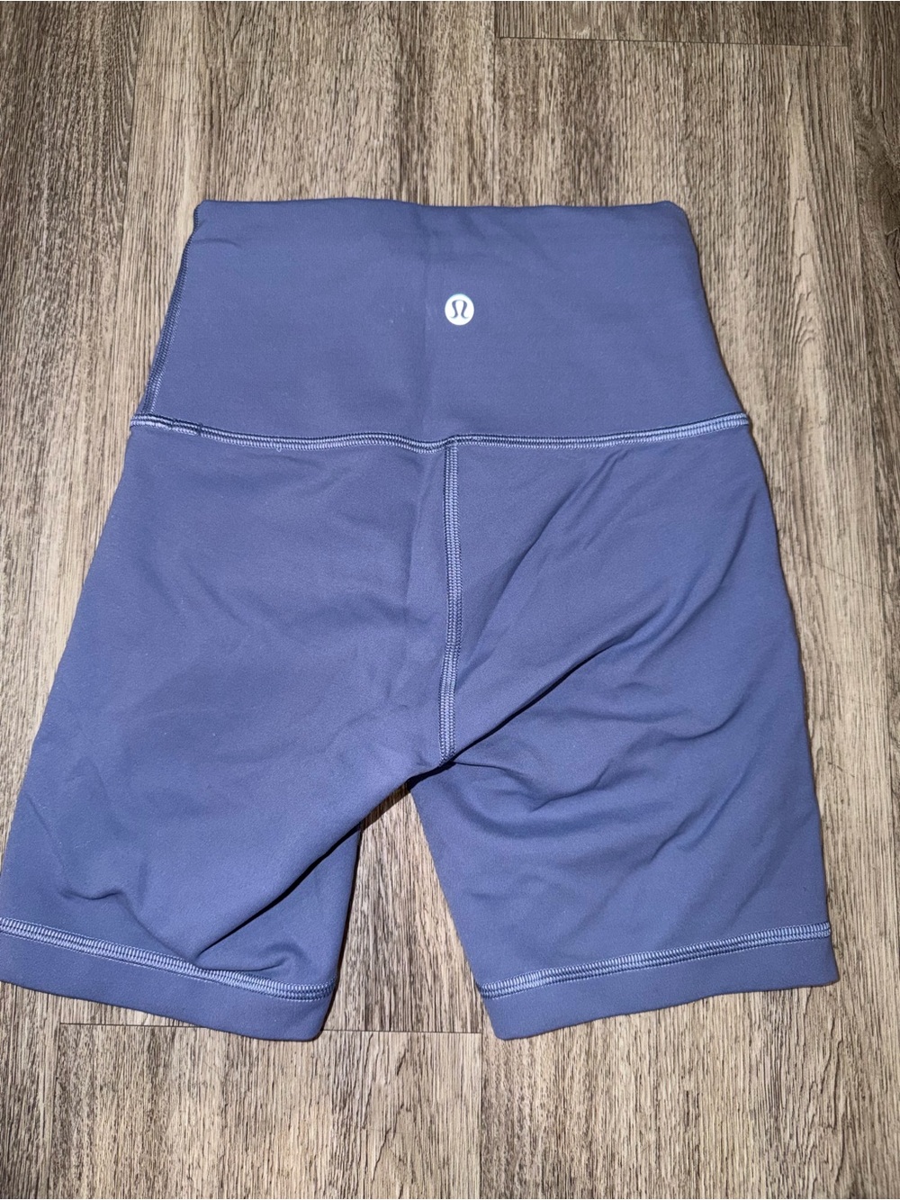 lululemon athletica high-rise slate purple bike shorts